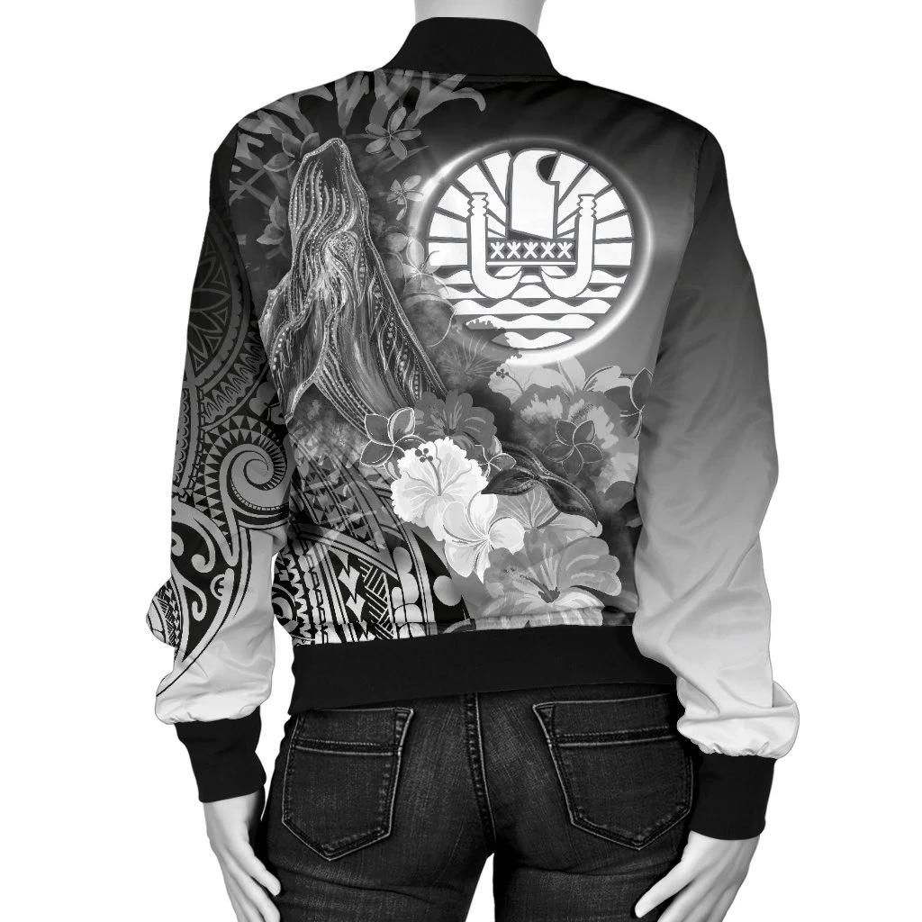 Tahiti-Womens-Bomber-Jacket-Humpback-Whale-with-Tropical-Flowers-White-BN18-Bomber-Jacket-1