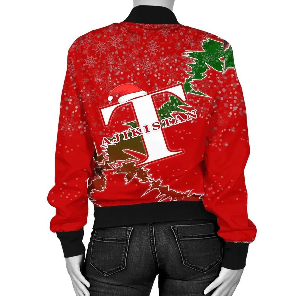Tajikistan-Christmas-Coat-Of-Arms-Women-Bomber-Jacket-X-Style-J78-Bomber-Jacket-1