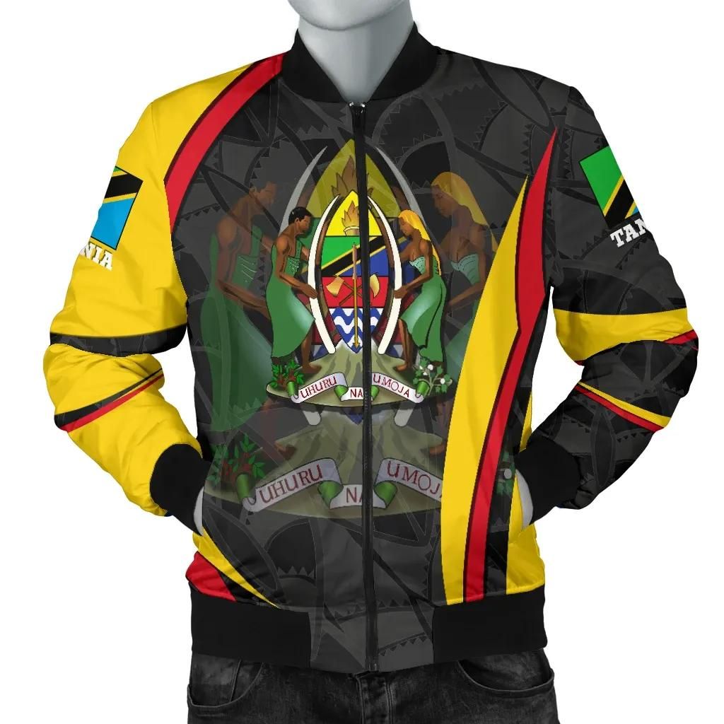 Tanzania Bomber Jacket (Men) - Tanzania Spirit - BN15 Bomber Jacket Tanzania Bomber Jacket (Men) - Tanzania Spirit - BN15 Bomber Jacket