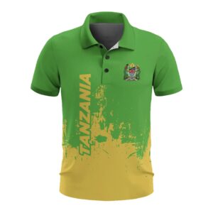 Tanzania Men's All Over Print Polo Shirt (Model T55)