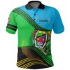 Tanzania Polo Shirt Fall In The Wave K7