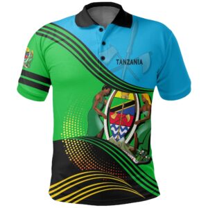 Tanzania Polo Shirt Fall In The Wave K7