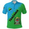 Tanzania Polo Shirt Uhuru na Umoja Version K12