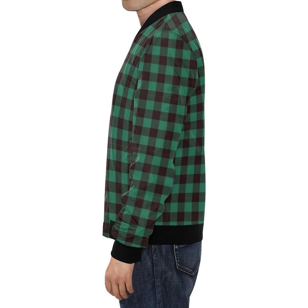 Tartan-Scottish-Green-Plaids-Mens-Bomber-Jacket-1