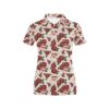 Tattoo Rose Print Design Lks302 Women'S Polo Shirt