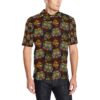 Tattoo Tiger Colorful Design Men Polo Shirt