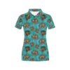 Tattoo Tiger Head Print Design Lks304 Women'S Polo Shirt