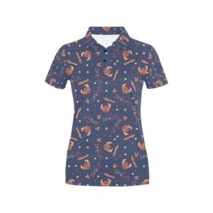 Taurus Print Design Lks304 Women'S Polo Shirt