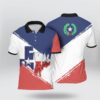 Texas Flag Polo Shirt