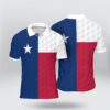 Texas flag Golfer Polo Shirt
