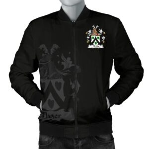 Thaer Germany Men's Bomber Jacket - German Family Crest A7 Bomber Jacket