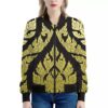 Thai Ornament Pattern Print Women's Bomber Jacket