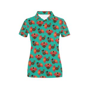 Thanksgiving Print Design Lks307 Women'S Polo Shirt