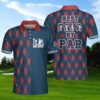 The Best Golf Father By Par Polo Shirt #V