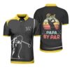 The Best Golf Papa By Par Polo Shirt #V