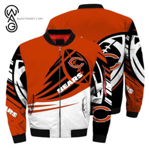 The Chicago Bears All Over Printed Bomber Jacket