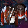 The Chicago Bears Skull All Over Printed Bomber Jacket