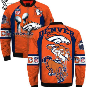 The Denver Broncos All Over Printed Bomber Jacket