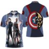 The Falcon And The Winter Soldier Fight Side By Side Polo shirt