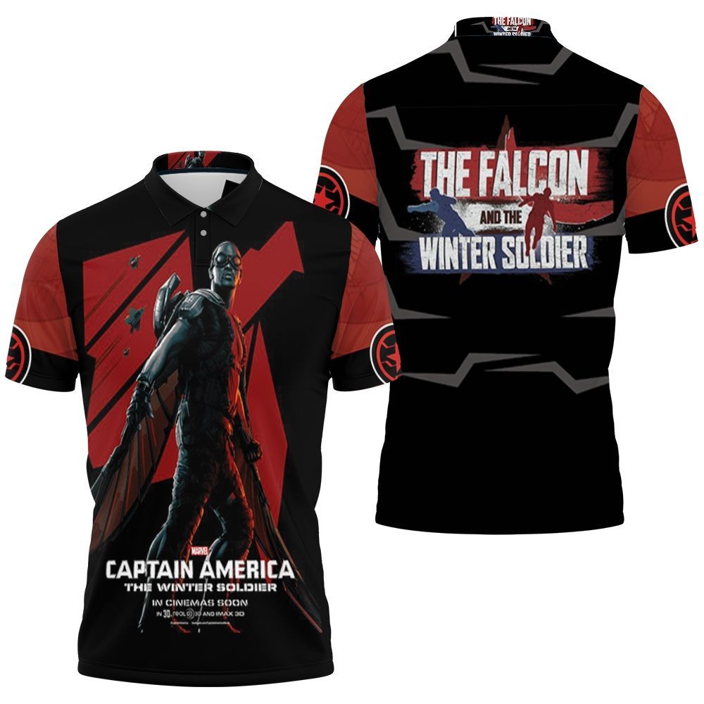 The Falcon And The Winter Soldier New Fighting Polo Shirt The Falcon And The Winter Soldier New Fighting Polo Shirt