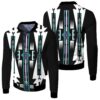 The Native American Costume Pattern Blue 3D Bomber Jacket