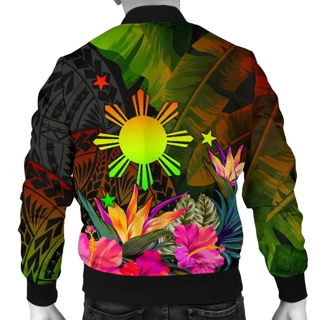 The-Philippines-Polynesian-Personalised-Mens-Bomber-Jacket-Hibiscus-and-Banana-Leaves-BN15-Bomber-Jacket-1