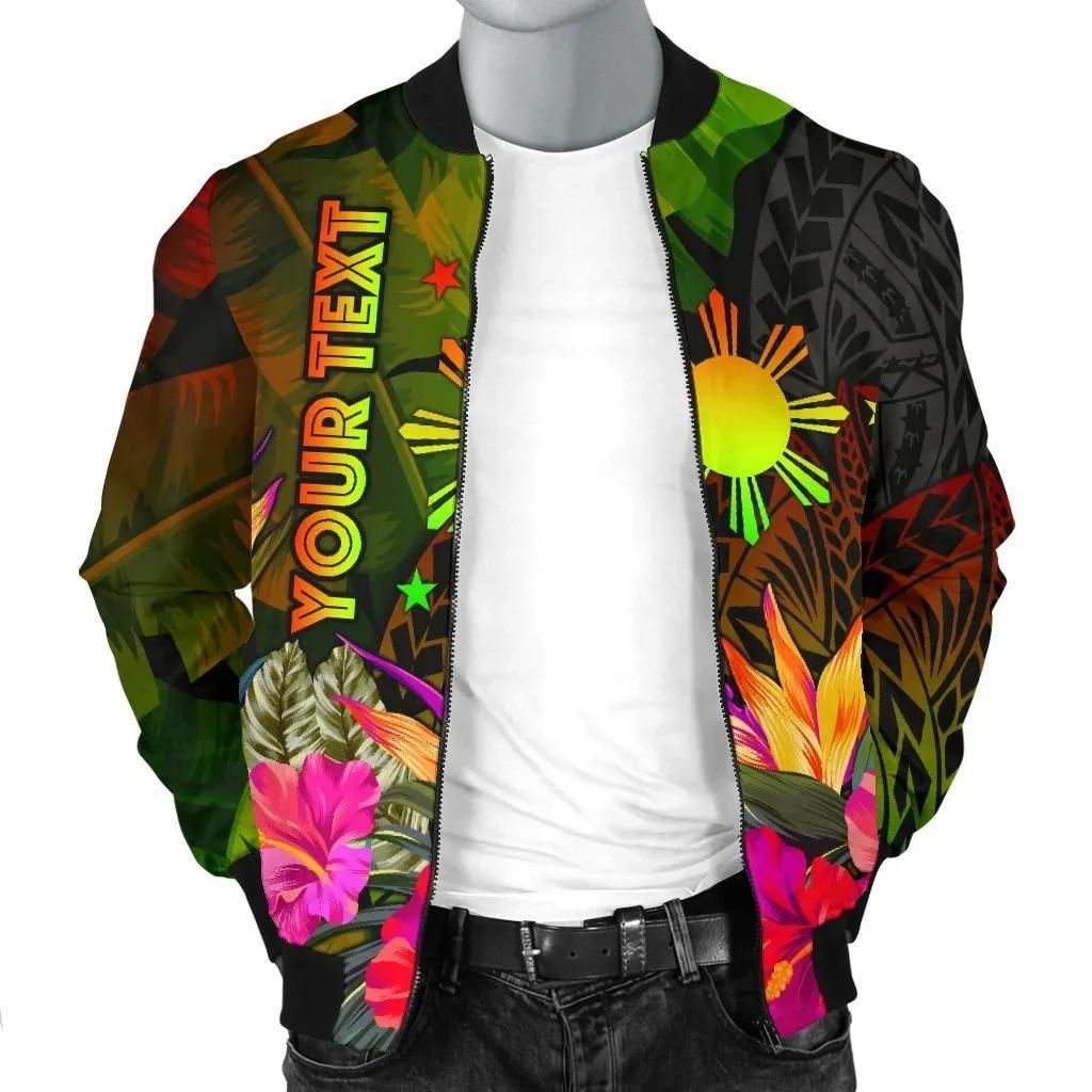 The-Philippines-Polynesian-Personalised-Mens-Bomber-Jacket-Hibiscus-and-Banana-Leaves-BN15-Bomber-Jacket-2
