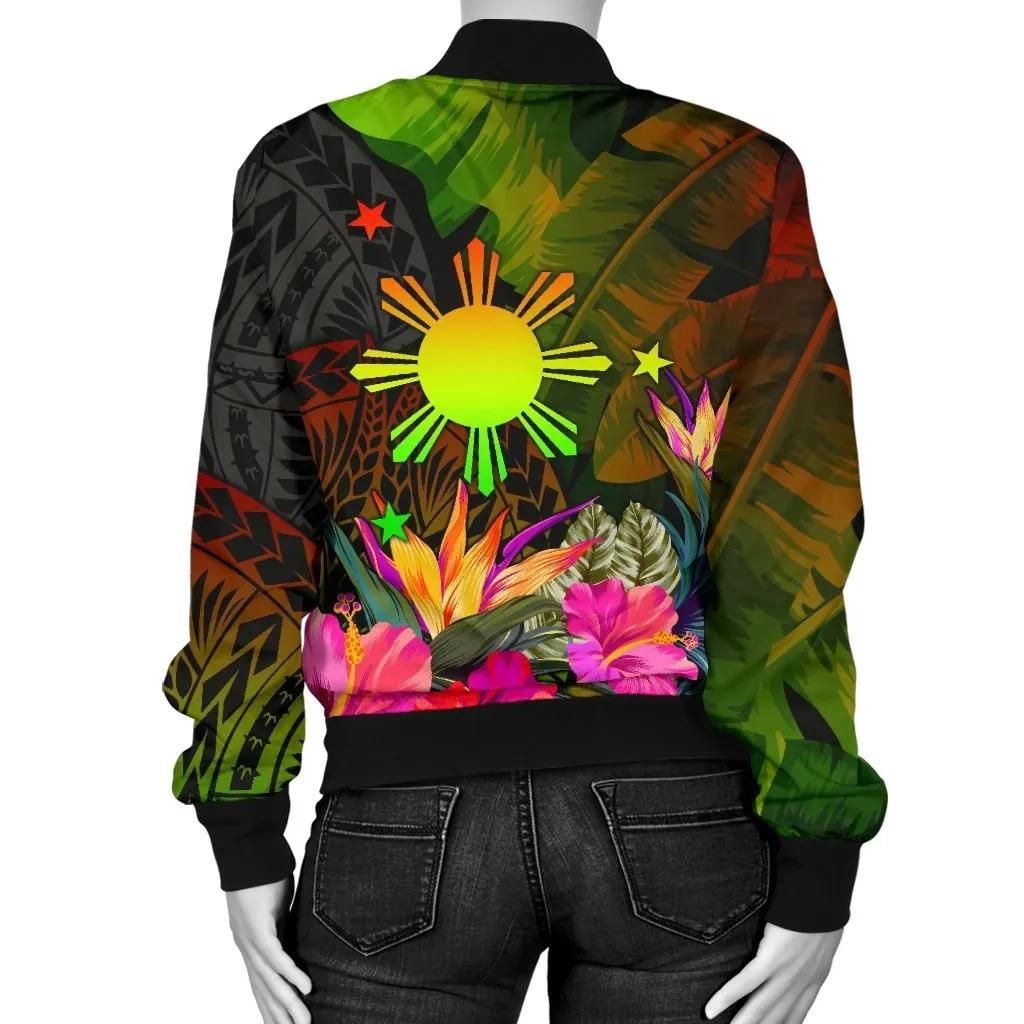 The-Philippines-Polynesian-Womens-Bomber-Jacket-Hibiscus-and-Banana-Leaves-BN15-Bomber-Jacket-1