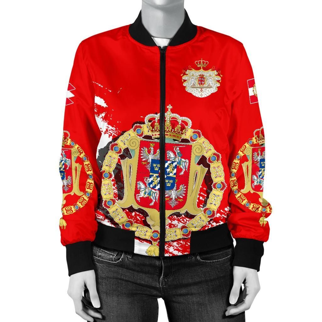 The Polish-Lithuanian Commonwealth Women's Bomber Jacket A7 Bomber Jacket The Polish-Lithuanian Commonwealth Women's Bomber Jacket A7 Bomber Jacket