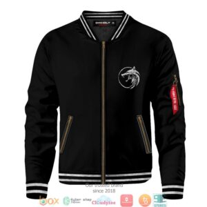The White Wolf Bomber Jacket 2