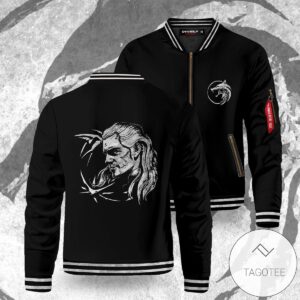 The White Wolf Bomber Jacket