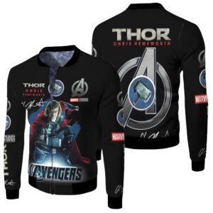 Thor Chris Hemsworth Studios Avengers Signed For Fan 3D Bomber Jacket