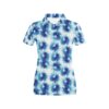 Tie Dye Blue Print Design Lks305 Women'S Polo Shirt