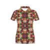 Tie Dye Print Design Lks301 Women'S Polo Shirt