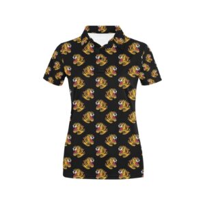 Tiger Head Print Design Lks306 Women'S Polo Shirt