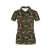 Tiger Pattern Print Design Lks303 Women'S Polo Shirt