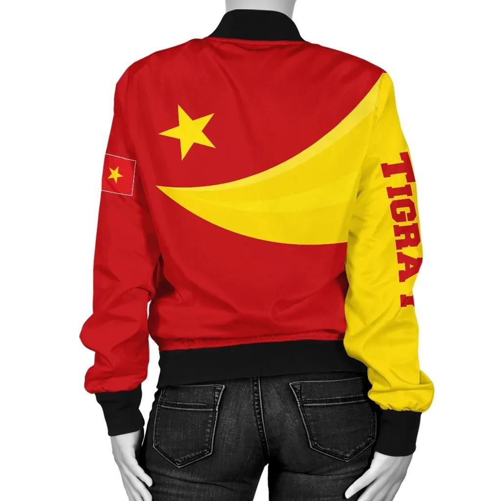 Tigray Coat Of Arms Flag Lion Women Ver 01 A10 Bomber Jacket Tigray Coat Of Arms Flag Lion Women Ver 01 A10 Bomber Jacket