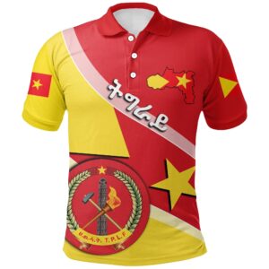 Tigray Polo Shirt Coat Of Arms - Special Flag A21