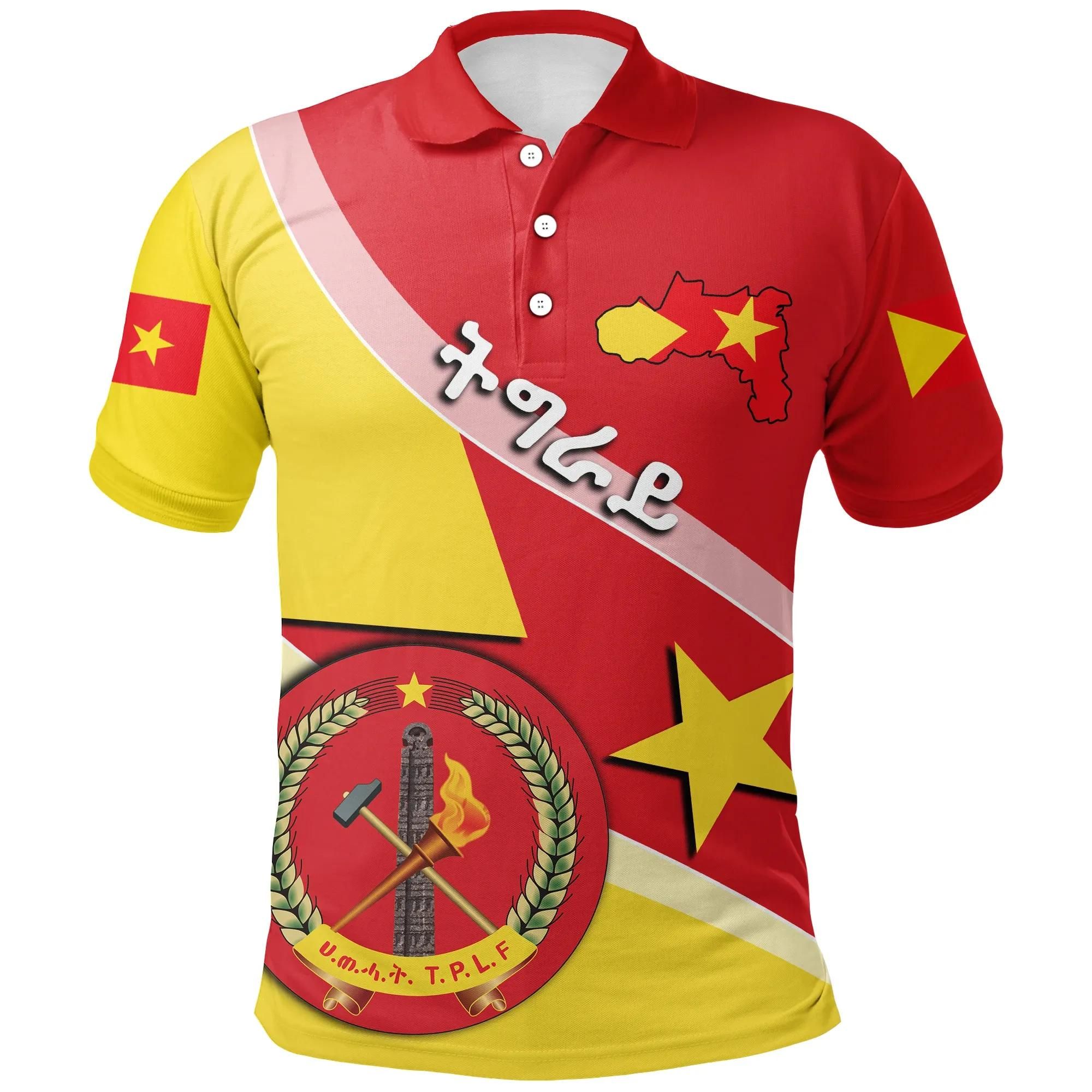 Tigray Polo Shirt Coat Of Arms - Special Flag A21 Tigray Polo Shirt Coat Of Arms - Special Flag A21