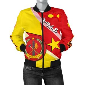 Tigray Women's Bomber Jacket Coat Of Arms - Special Flag A21 Bomber Jacket