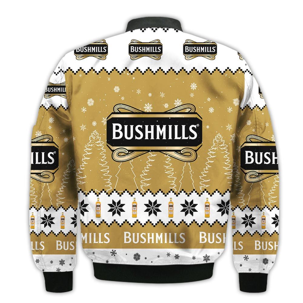 Tis-The-Season-Christmas-2022-Baby-Yoda-Groot-Santa-Claus-Deer-Unisex-Gift-Bushmills-Irish-Whiskey-3D-Bomber-Jacket-2