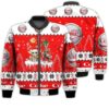 Tis The Season Christmas 2022 Baby Yoda Groot Santa Claus Deer Unisex Gift Diet Coke Soft Drink 3D Bomber Jacket