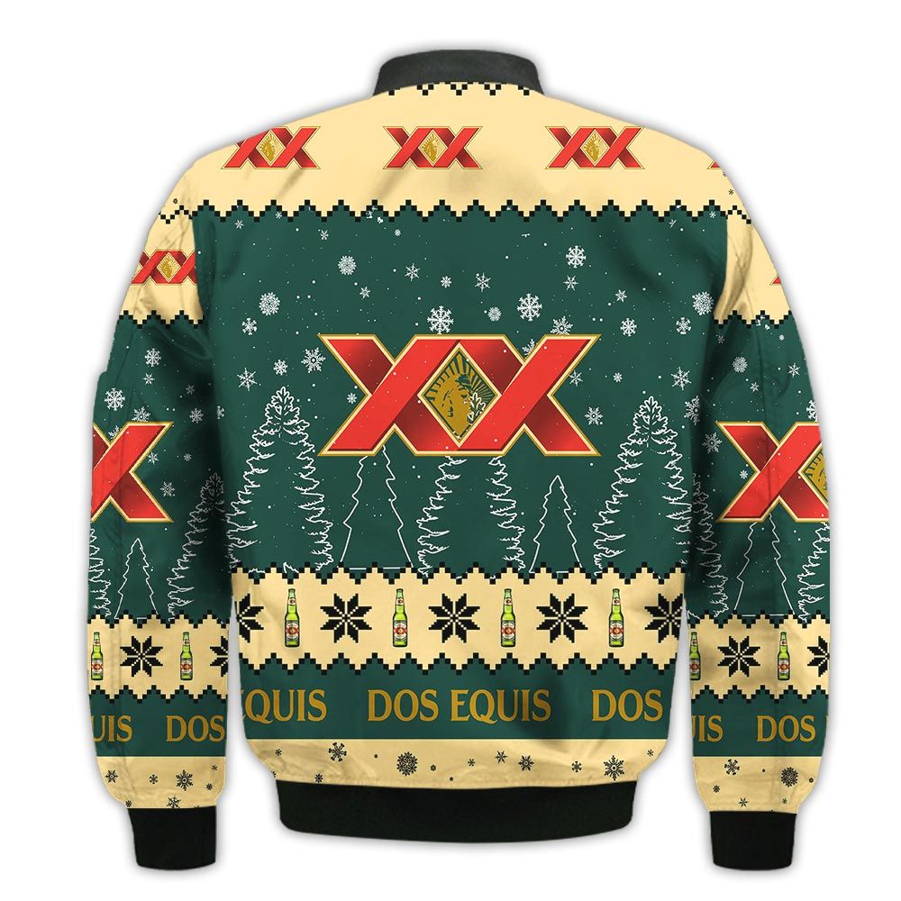 Tis-The-Season-Christmas-2022-Baby-Yoda-Groot-Santa-Claus-Deer-Unisex-Gift-Dos-Equis-Beers-3D-Bomber-Jacket-2