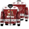 Tis The Season Christmas 2022 Baby Yoda Groot Santa Claus Deer Unisex Gift Dr Pepper Soft Drink 3D Bomber Jacket