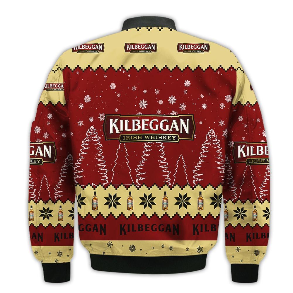 Tis-The-Season-Christmas-2022-Baby-Yoda-Groot-Santa-Claus-Deer-Unisex-Gift-Kilbeggan-Whiskey-3D-Bomber-Jacket-2