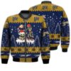 Tis The Season Christmas 2022 Baby Yoda Groot Santa Claus Deer Unisex Gift Miller Lite Beers 3D Bomber Jacket