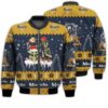 Tis The Season Christmas 2022 Baby Yoda Groot Santa Claus Deer Unisex Gift Modelo Beers 3D Bomber Jacket
