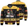 Tis The Season Christmas 2022 Baby Yoda Groot Santa Claus Deer Unisex Gift Redbull Soft Drink 3D Bomber Jacket