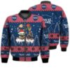 Tis The Season Christmas 2022 Baby Yoda Groot Santa Claus Deer Unisex Gift Samuel Adams Beers 3D Bomber Jacket