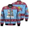 Tis The Season Christmas 2022 Baby Yoda Groot Santa Claus Deer Unisex Gift Victory Golden Monkey Beers 3D Bomber Jacket